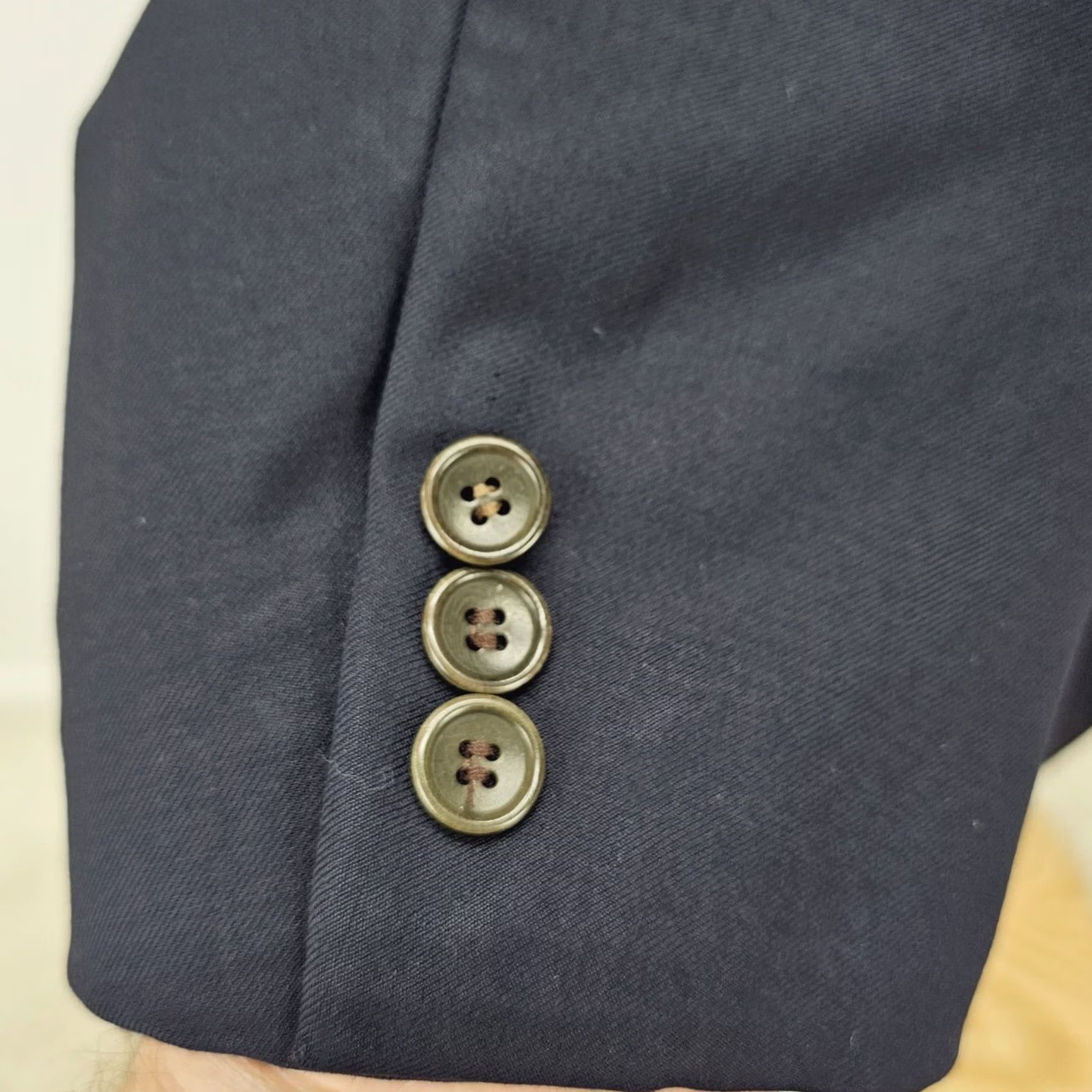 Peter Millar Peter Millar Blazer Mens 44T Blue Sport Coat Wool Casual Jacket Two-Button Notch Lapel Regular Fit Redefined for Preppy City Style Mens Size 44R - 3 Thumbnail