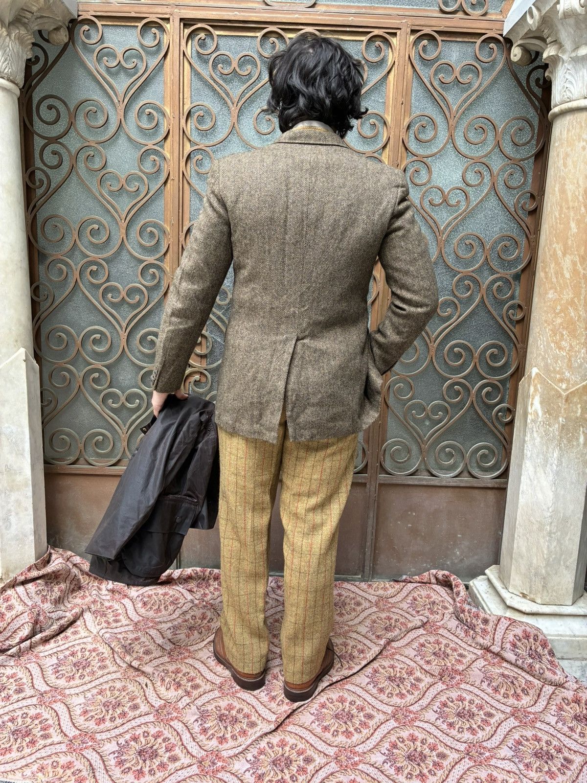 Burberry Burberry’s vintage 80s made in usa pure wool tweed jacket Size 46R - 12 Thumbnail
