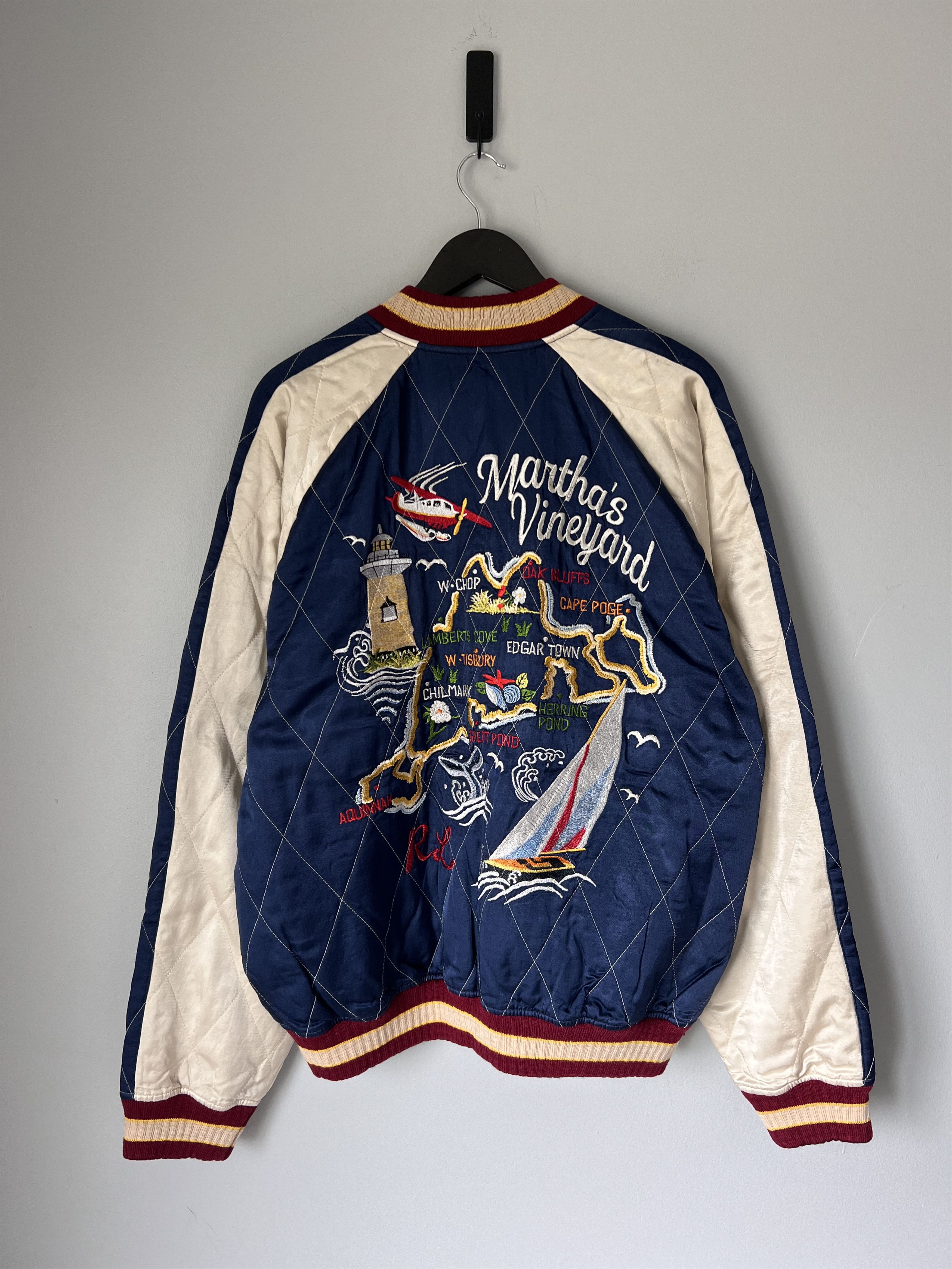 Polo Ralph Lauren Polo Ralph Lauren Oak Bluffs Martha Vineyard Souvenir Jacket Size US XL / EU 56 / 4 - 1 Thumbnail