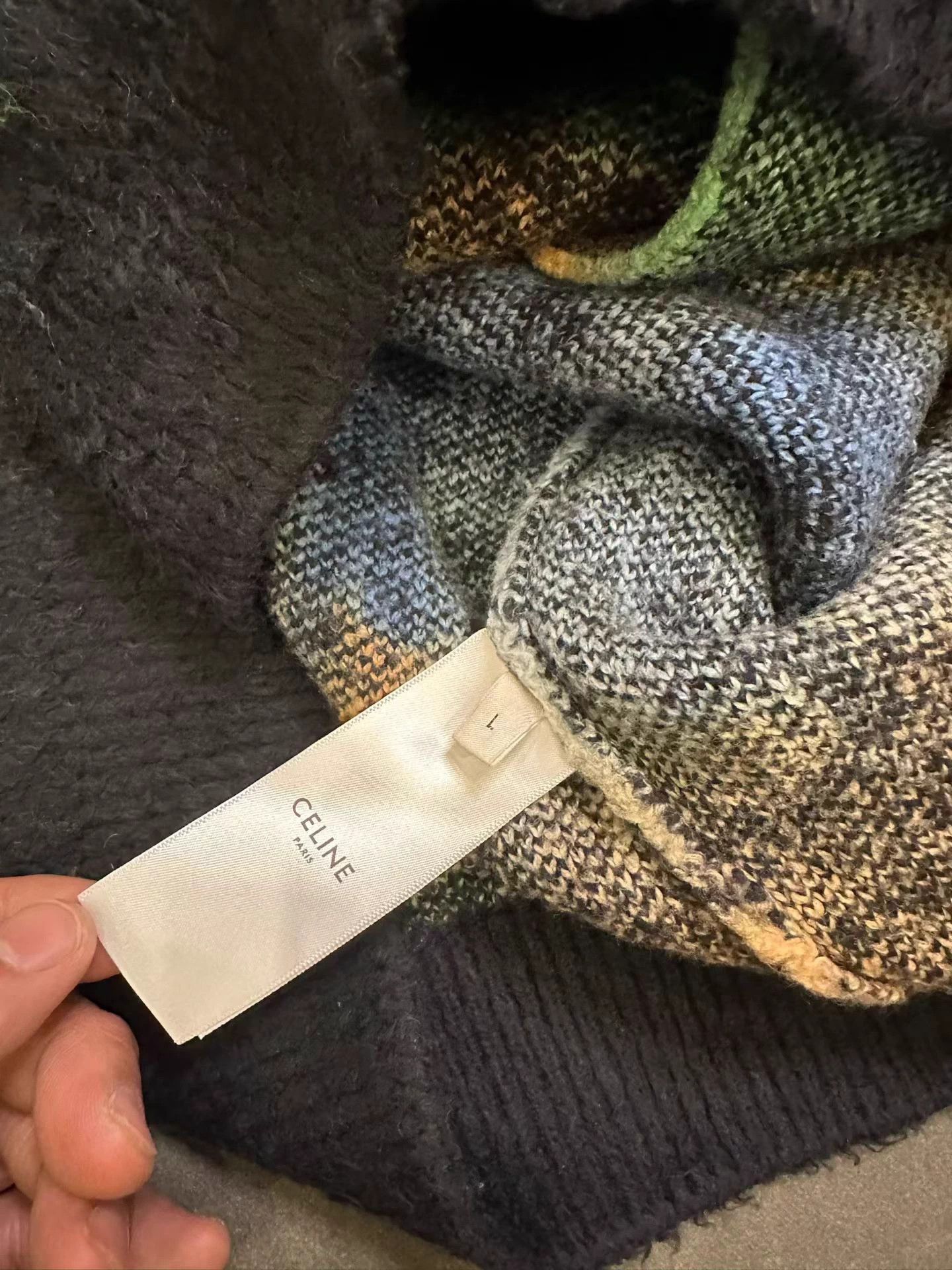 Celine CELINE Sunset Island Brushed Cotton Jacquard L 97N Size US L / EU 52-54 / 3 - 4 Thumbnail