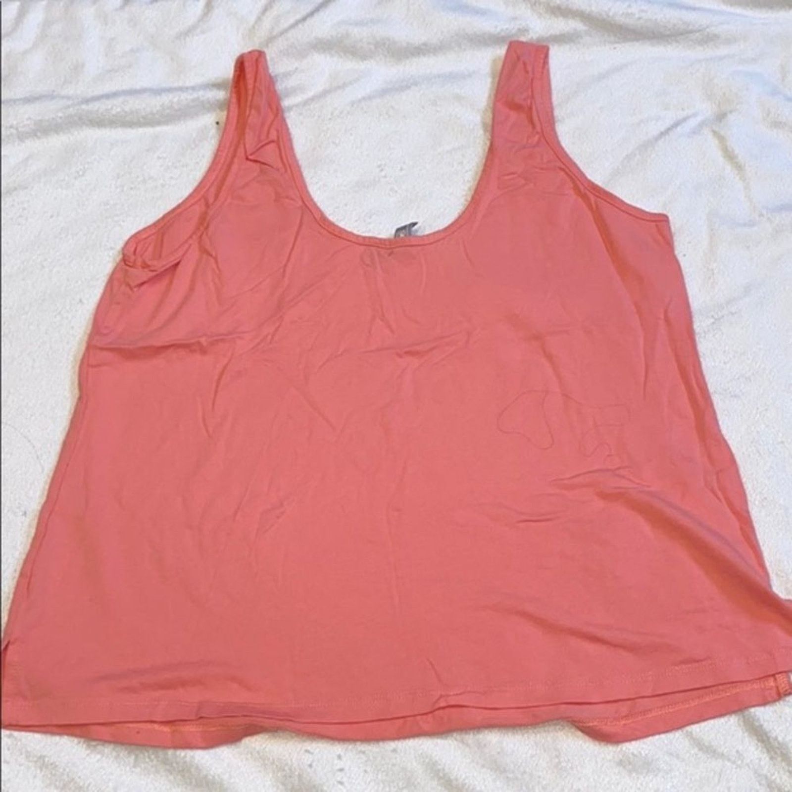 Asos ASOS Salmon Pink Layering Tank Top | Sz 10 Size L / US 10 / IT 46 - 5 Thumbnail