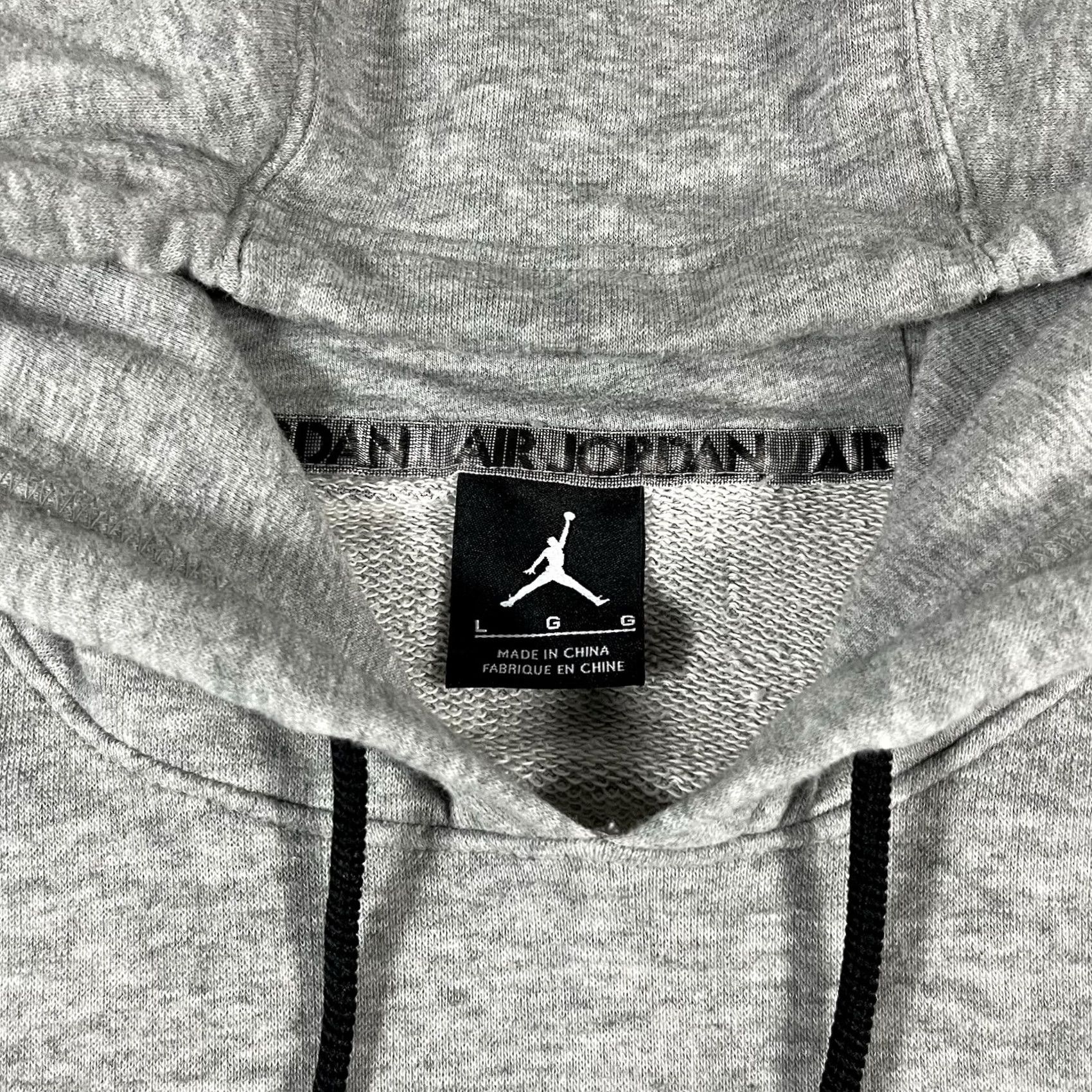 Jordan Brand Air Jordan Hoodie Men L Gray Pullover Jumpman Basketball Sweatshirt Classic Size US L / EU 52-54 / 3 - 3 Thumbnail