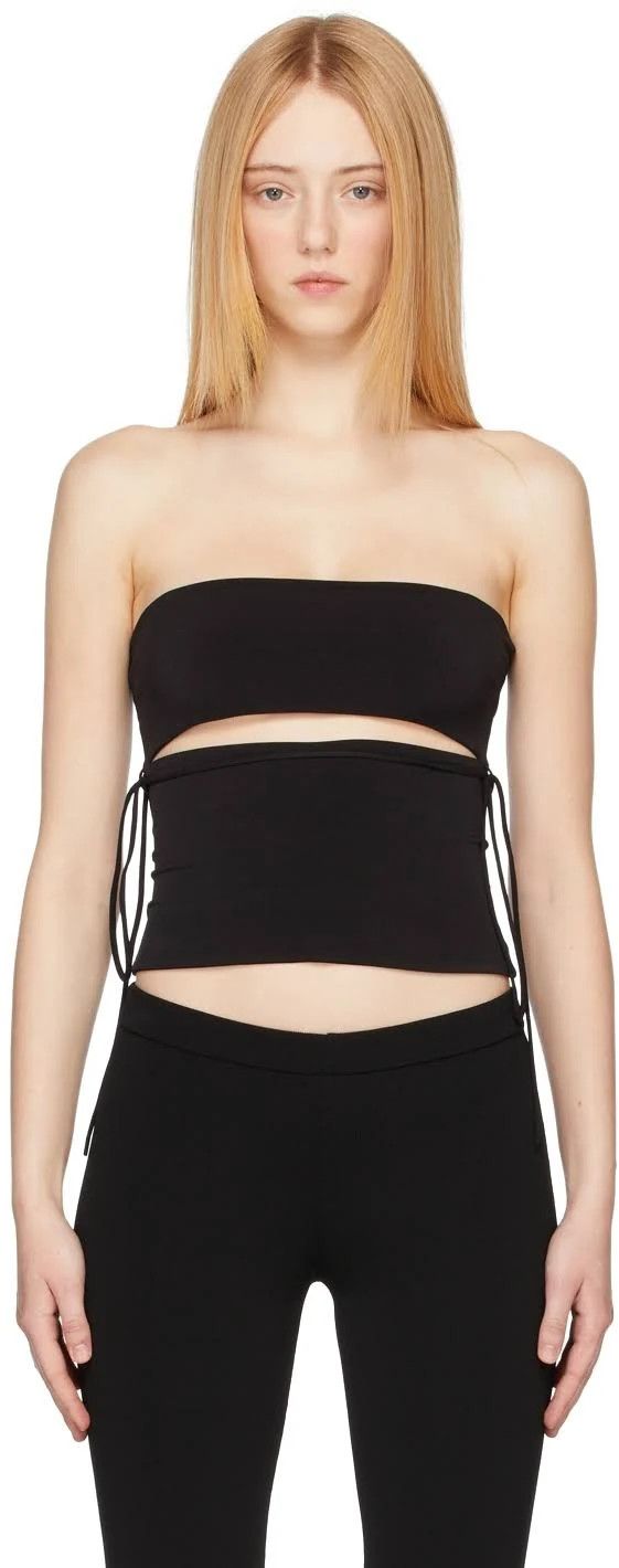 AYA MUSE o1mle0424 Volterra Tube Top in Black Size L / US 10 / IT 46 - 4 Thumbnail