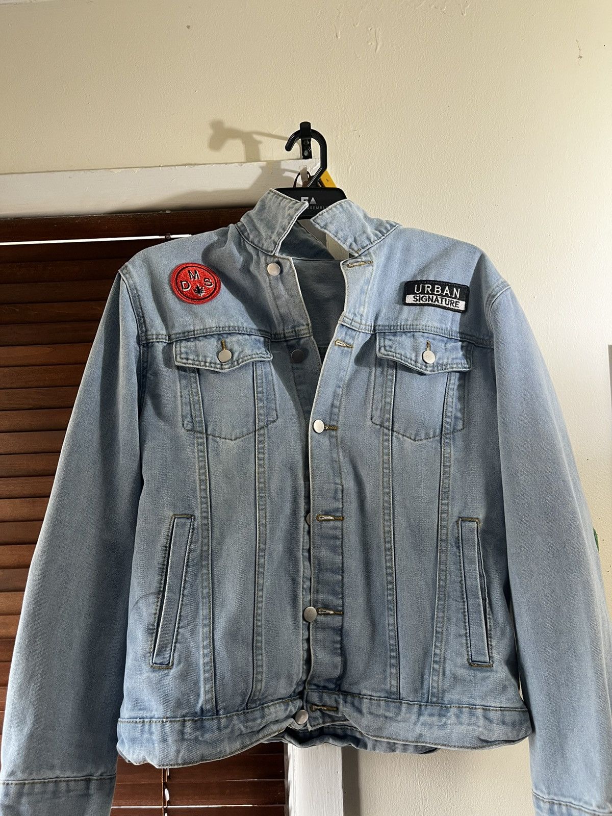 Other Denim Jean Jacket W Color Patches Size US M / EU 48-50 / 2 - 2 Thumbnail