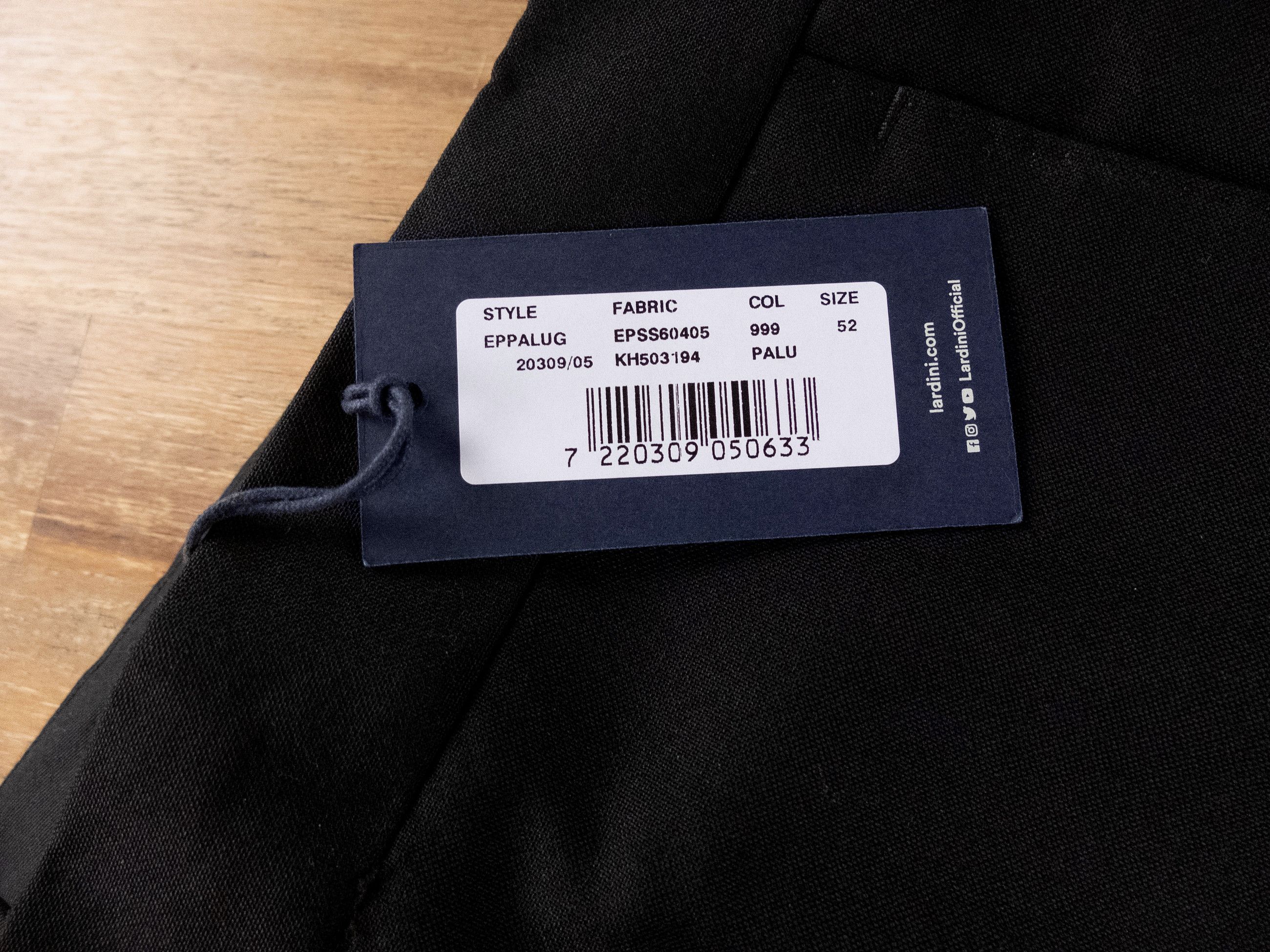Lardini LARDINI black regular fit wool dress pants trousers 36 52 Size US 36 / EU 52 - 4 Thumbnail