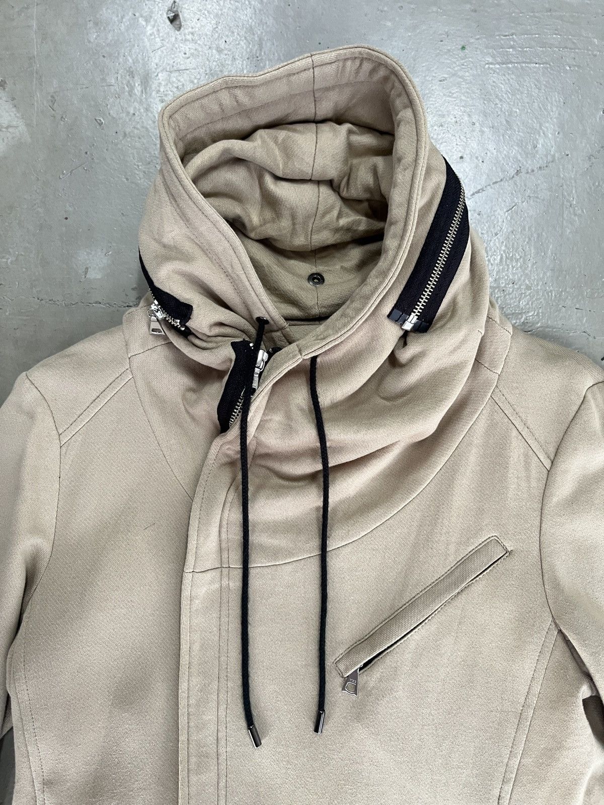 Katharine Hamnett London KATHARINE HAMNETT BLOUSON COWEL HOODIES JACKET - Size US S / EU 44-46 / 1 - 4 Thumbnail