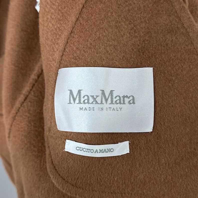 Max Mara Max Mara Brown camel hair coat Size L / US 10 / IT 46 - 4 Thumbnail