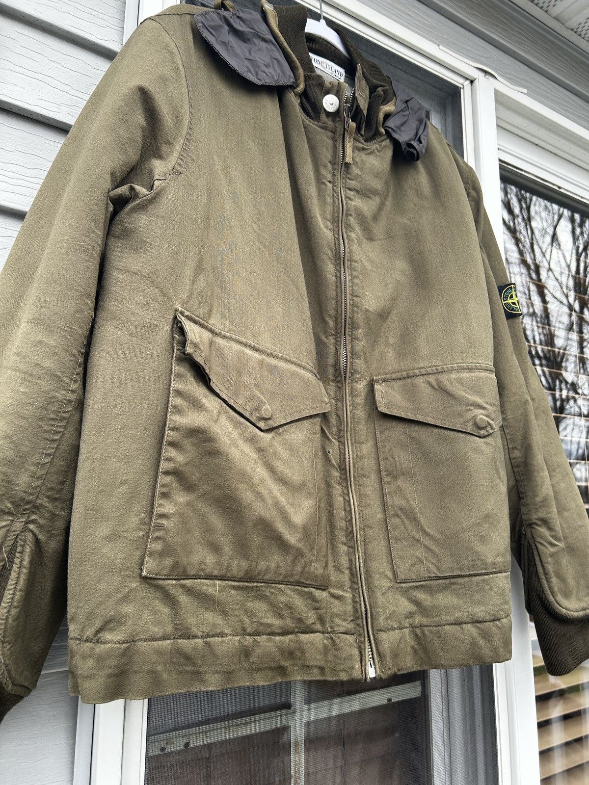 Stone Island Stone Island Jacket Green Vintage Size US XL / EU 56 / 4 - 7 Thumbnail