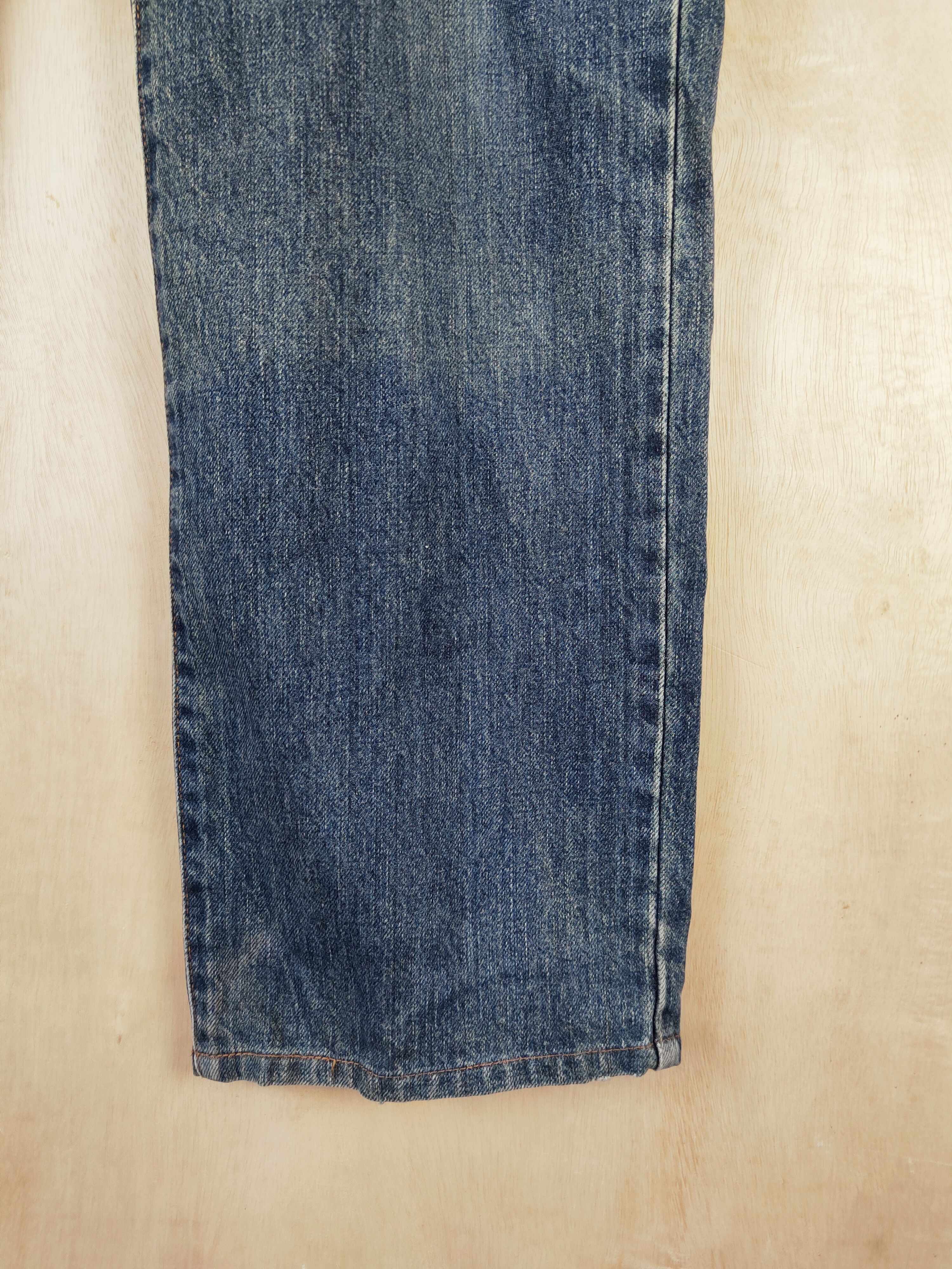 Edwin Edwin Dark Blue Faded Distressed Ripped Jeans #S2662 Size US 37 - 6 Thumbnail