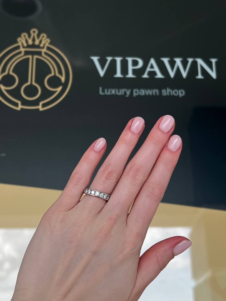Tiffany & Co. Tiffany Co Platinum 1.80ct Diamond 4mm Full Eternity Wedding Size ONE SIZE - 8 Thumbnail