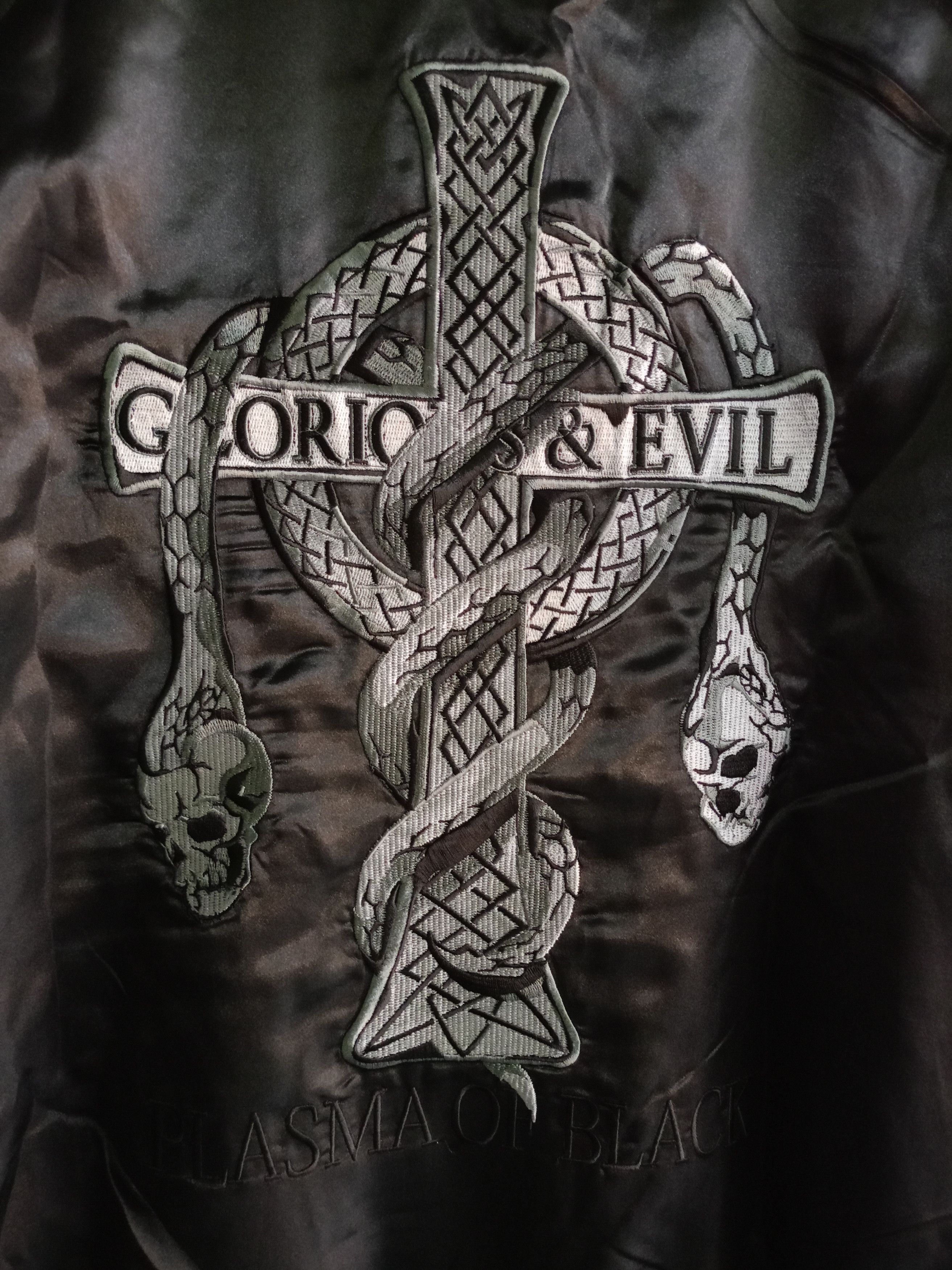 14th Addiction × If Six Was Nine × Japanese Brand Cavaria Snack Embroidered Satin Bomber jacket Size US M / EU 48-50 / 2 - 4 Thumbnail