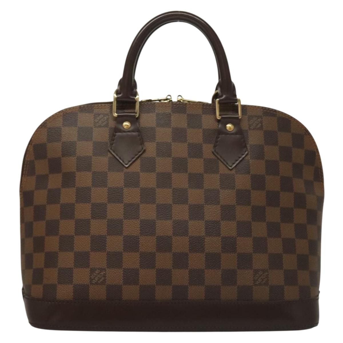Louis Vuitton LOUIS VUITTON Damier Ebene Alma Hand Bag N51131 Size ONE SIZE - 13 Thumbnail