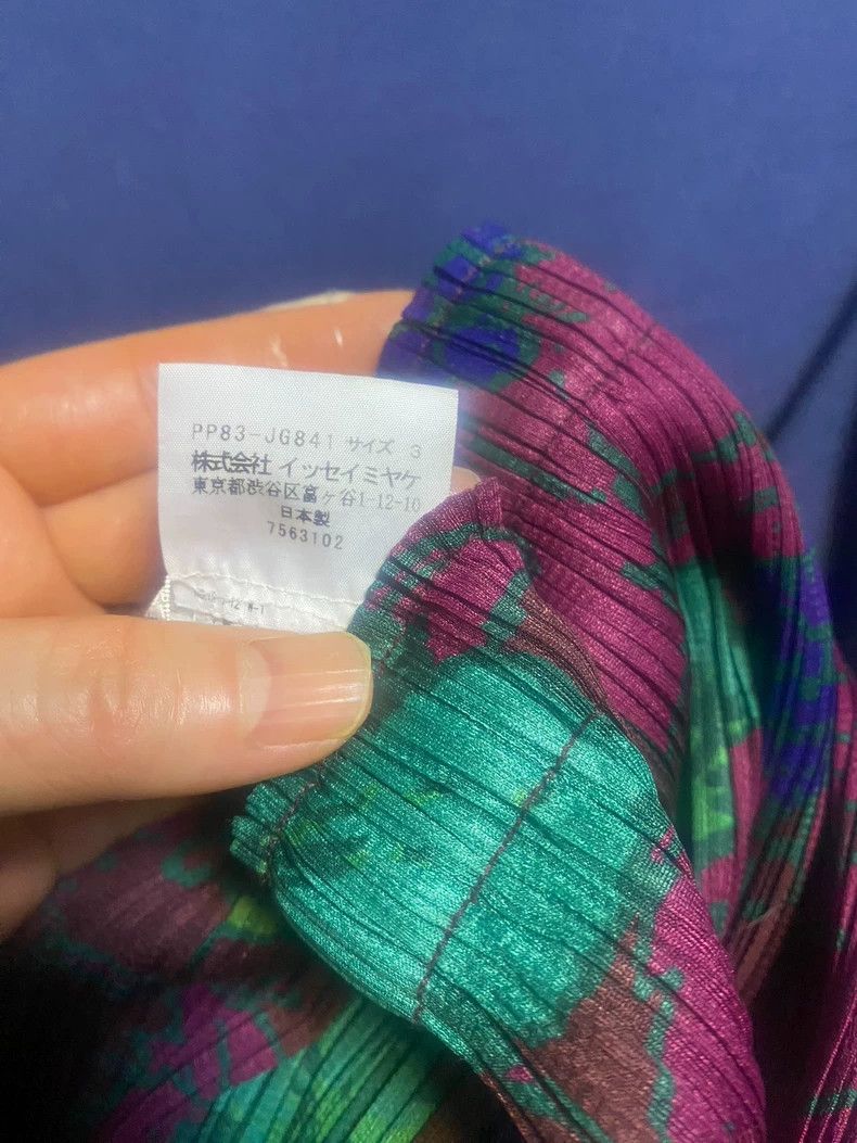 Issey Miyake Issey Miyake size:3 A vintage skirt of purple grapevine vi Size 31" - 3 Thumbnail