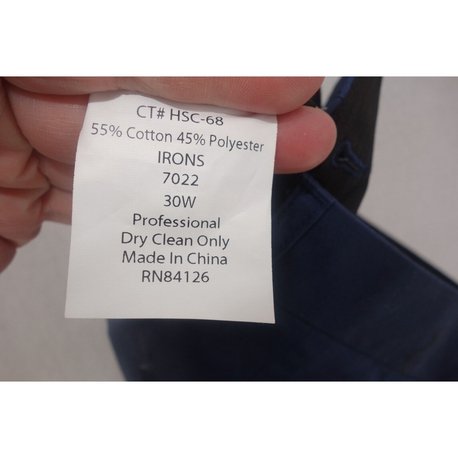 Other NEW Kroon Irons Blue Poplin Lined Suit Jacket & Pants Size 36R - 16 Thumbnail