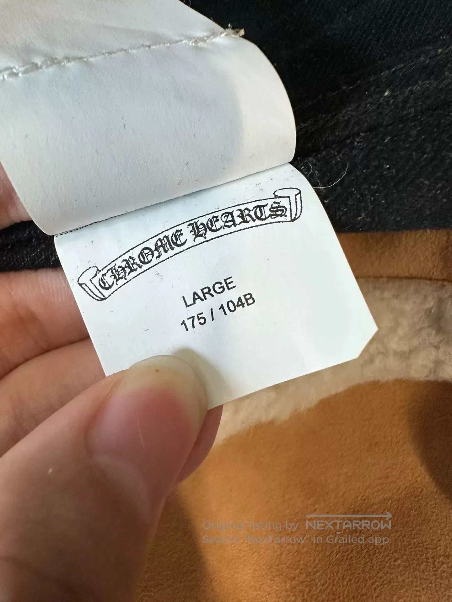 Chrome Hearts Chrome Hearts Shearling Black Denim Jacket. Size US L / EU 52-54 / 3 - 7 Thumbnail