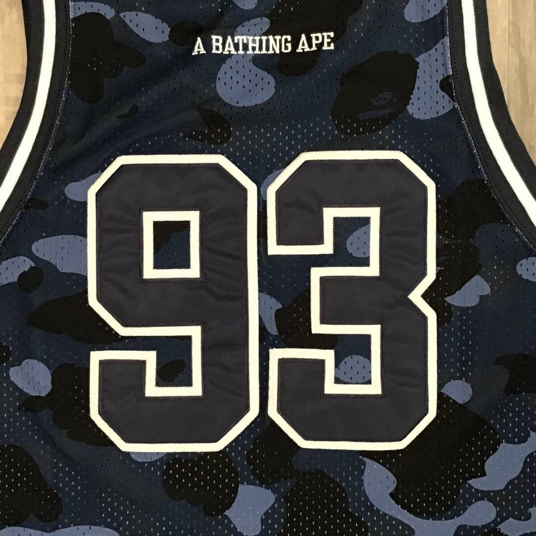 Bape BAPE Blue camo basketball tank top a bathing ape Size US M / EU 48-50 / 2 - 4 Thumbnail