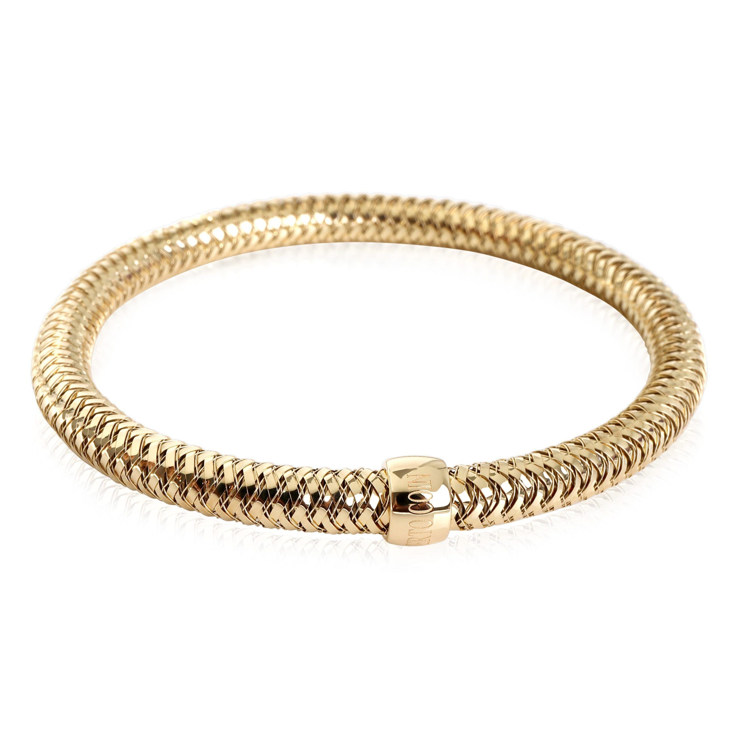 image of Tiffany Co Roberto Coin Primavera Flex Bracelet In 18K Yellow Gold, Women's