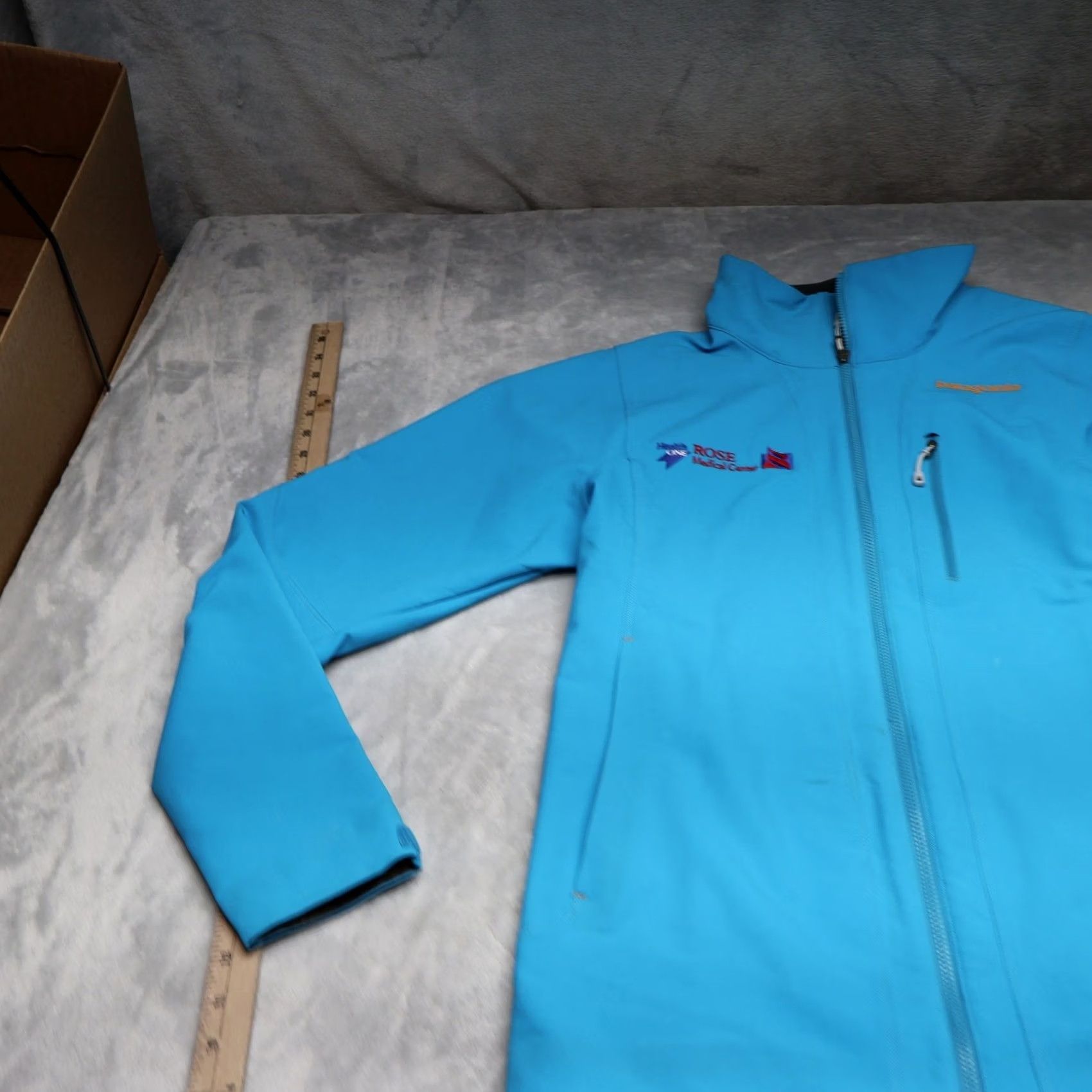 Patagonia Patagonia Blue Alpine Guide Softshell Jacket Women Large Full Zip LOGO Wind Rain Size L / US 10 / IT 46 - 2 Thumbnail