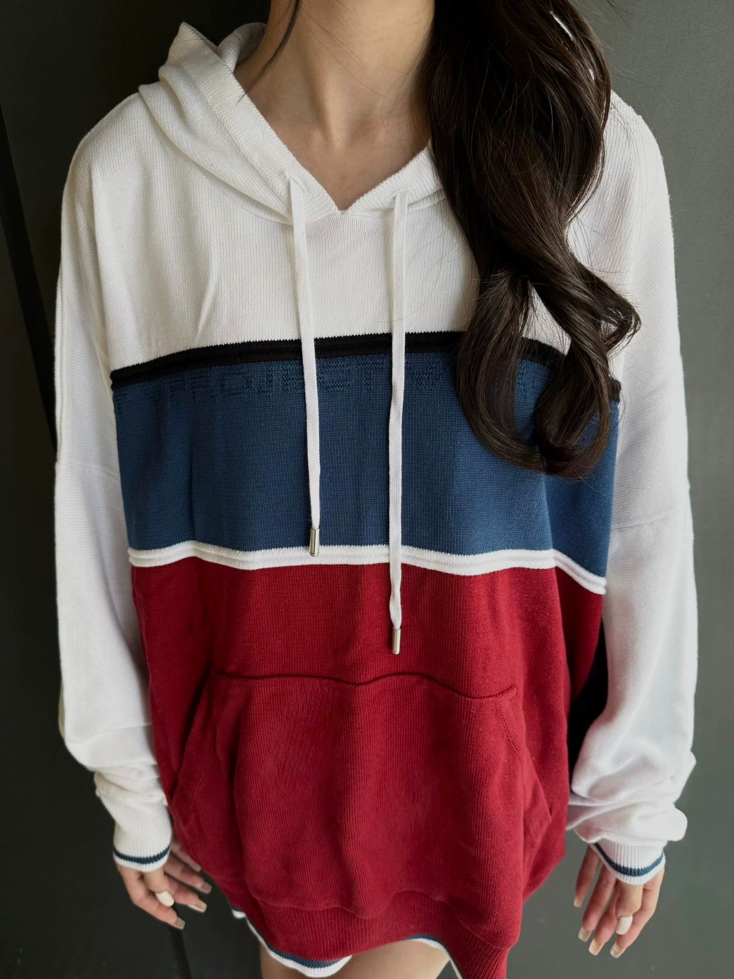 Y/Project Y/PROJECT Color Blocked Oversized Knit Hoodie S Unisex Size S / US 4 / IT 40 - 4 Thumbnail