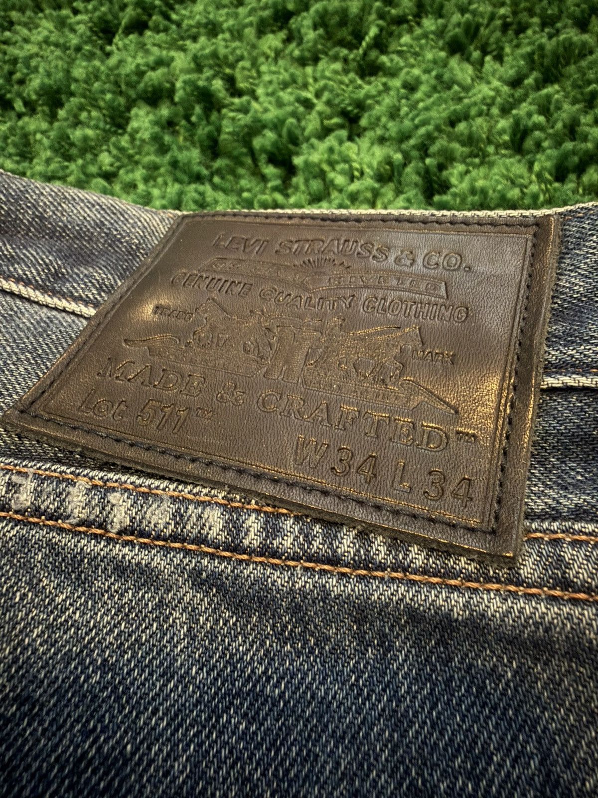 Levi's Made & Crafted Levis 511 Slim Made and Crafted Japan Selvedge Jeans 34x34 Size US 34 / EU 50 - 4 Thumbnail
