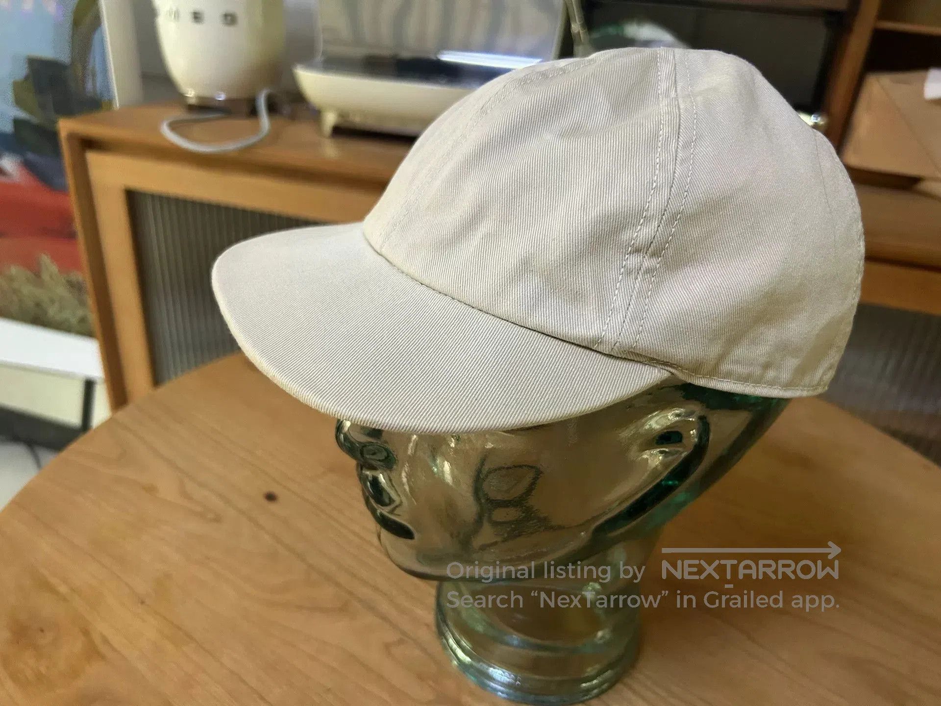 At Last & Co rare beige short-brim cap from at last co. Size ONE SIZE - 1 Thumbnail