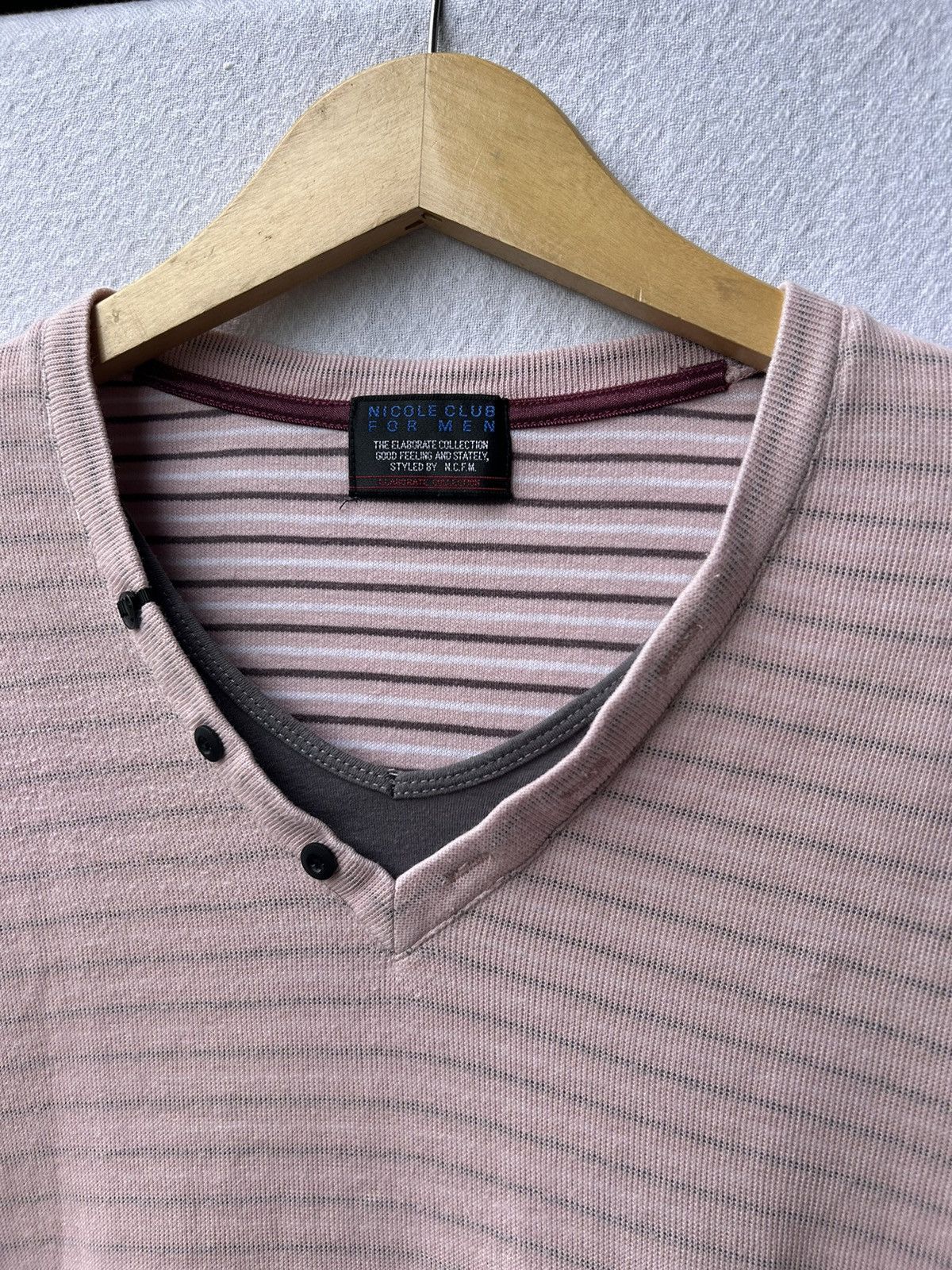 Hysteric Glamour NCFM - Nicole Club For Men Striped Shirt Size US M / EU 48-50 / 2 - 5 Thumbnail