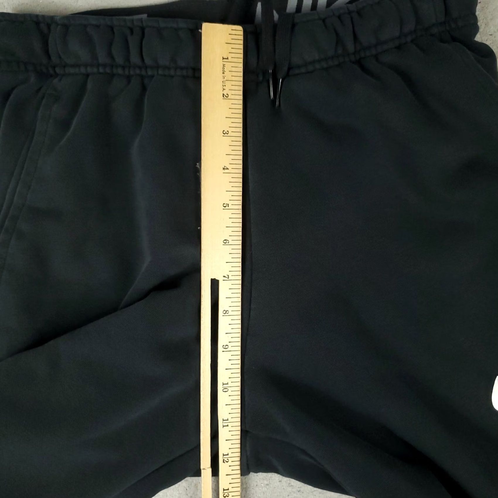 Nike Nike Pants Mens Size Small Black Swoosh Track Joggers Sweatpants Regular Size US 29 - 4 Thumbnail