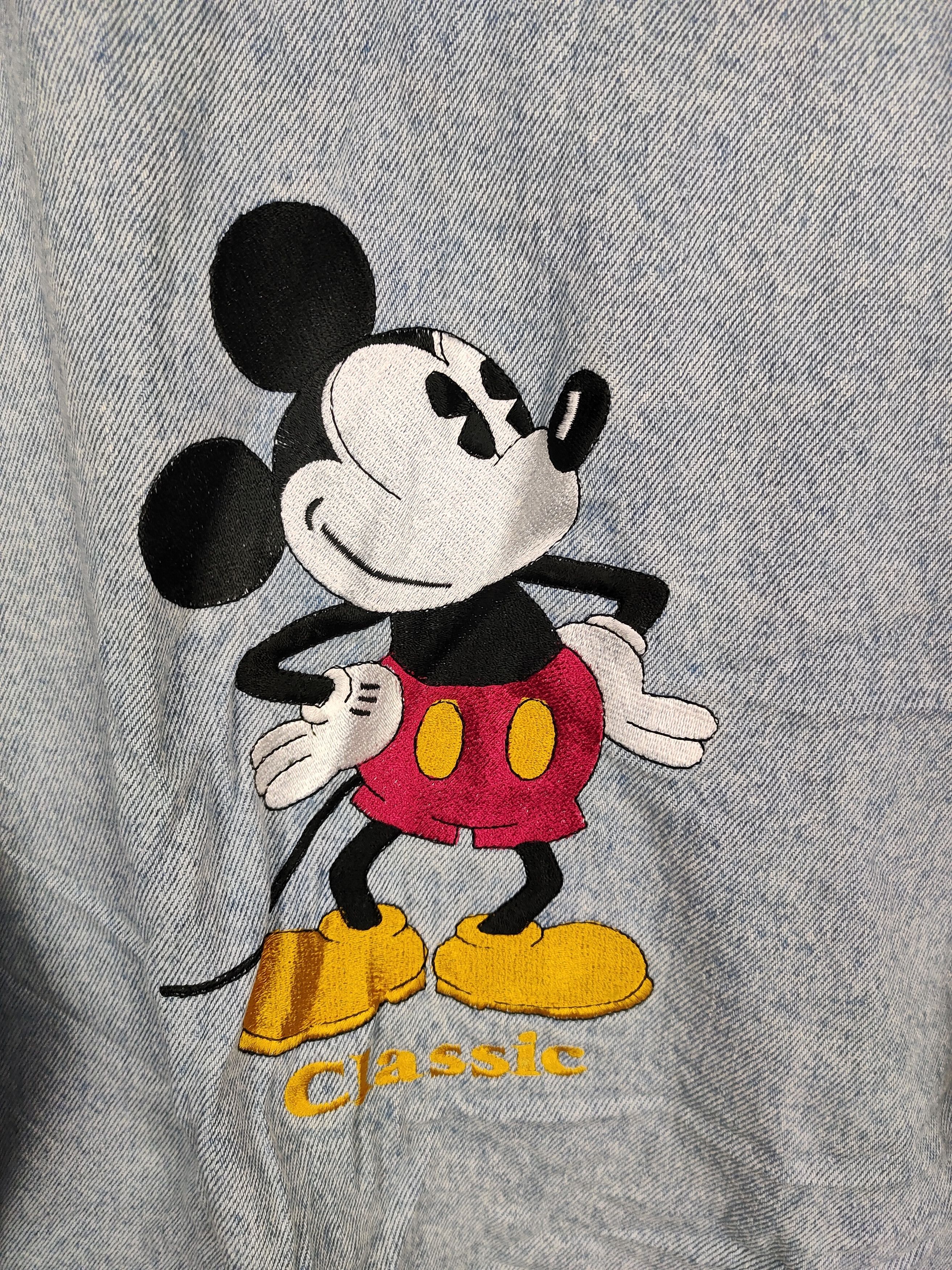 Mickey Mouse × Vintage Vintage Mickey Mouse Denim Jacket Size US L / EU 52-54 / 3 - 6 Thumbnail