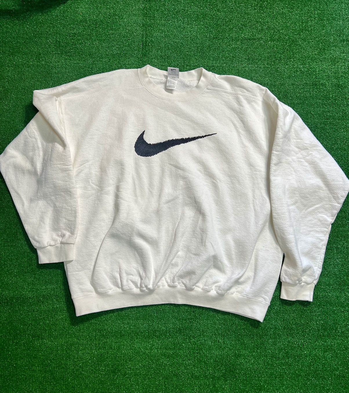 Nike × Vintage MADE IN USA - Vintage White Crewneck - RARE - XXL Size US XXL / EU 58 / 5 - 12 Thumbnail