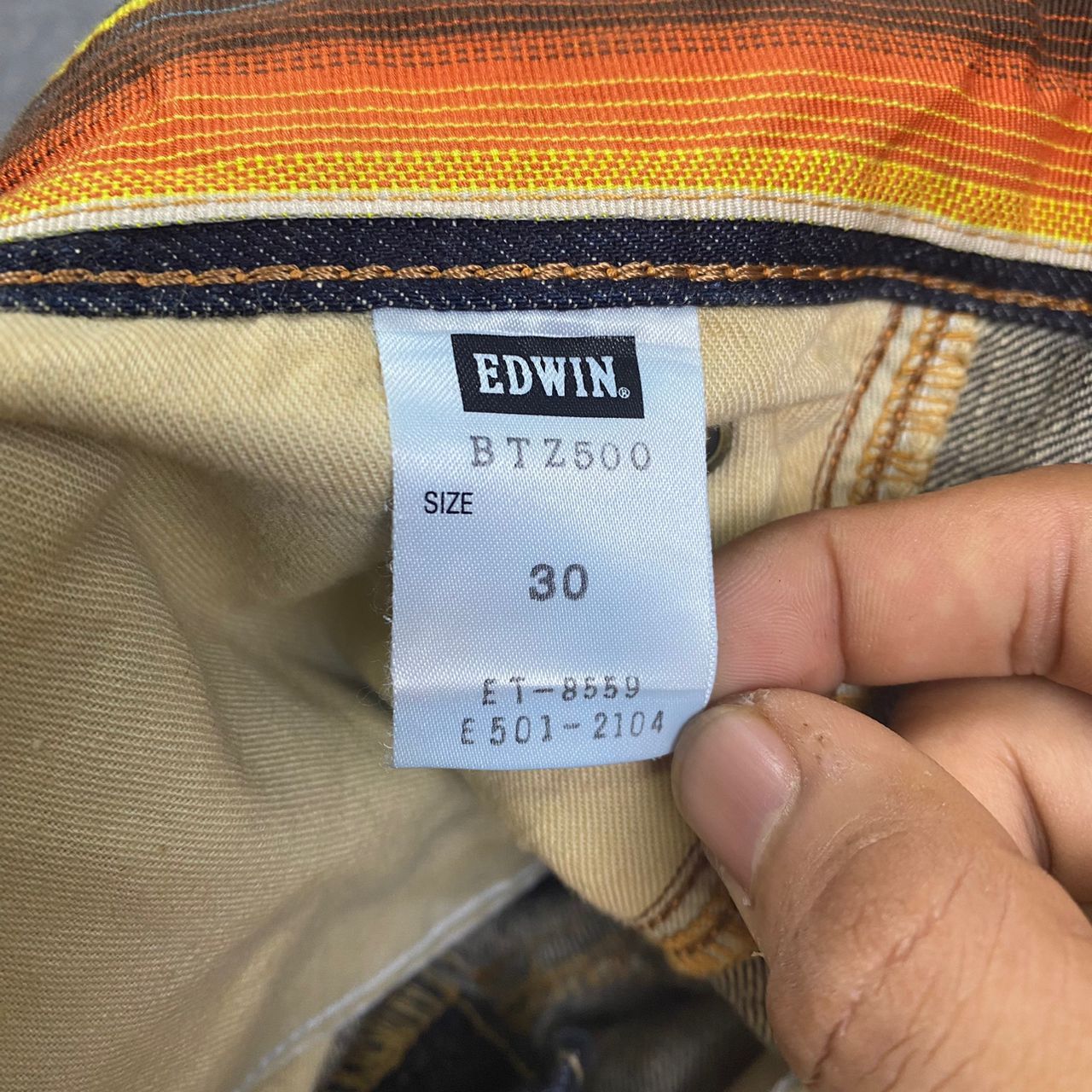 Edwin RARE DEWIN BLUE TRIP FLARE BOOTCUT DENIM JEANS Size US 32 / EU 48 - 9 Thumbnail