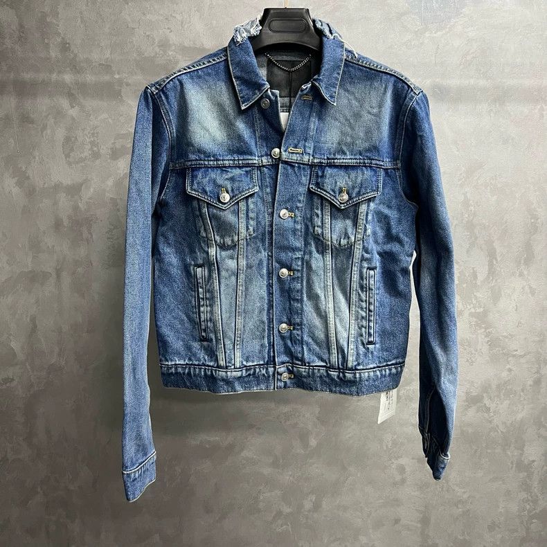 Balenciaga Balenciaga Blue Coca-Cola Denim Jacket Size US XL / EU 56 / 4 - 1 Thumbnail