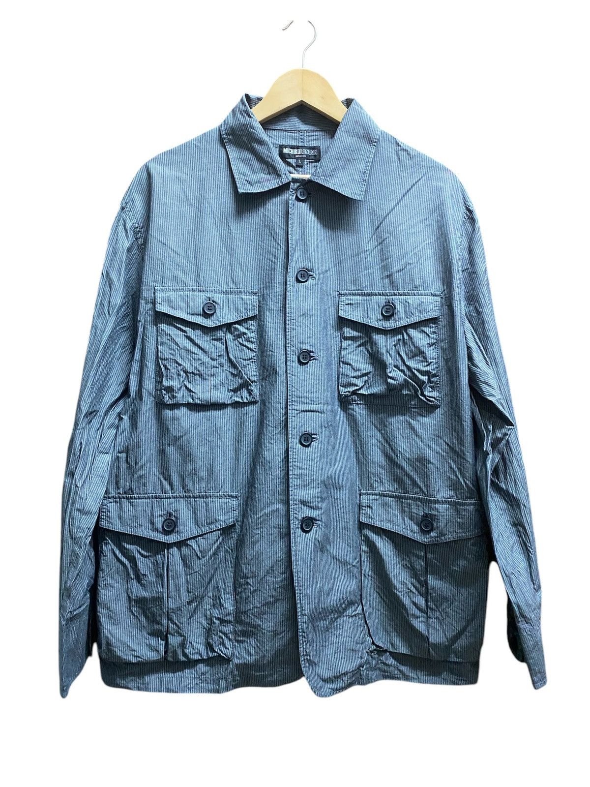 Japanese Brand × Michiko Koshino × Michiko Koshino London MICHIKO KOSHINO LONDON Jungle Jacket Size US L / EU 52-54 / 3 - 1 Thumbnail