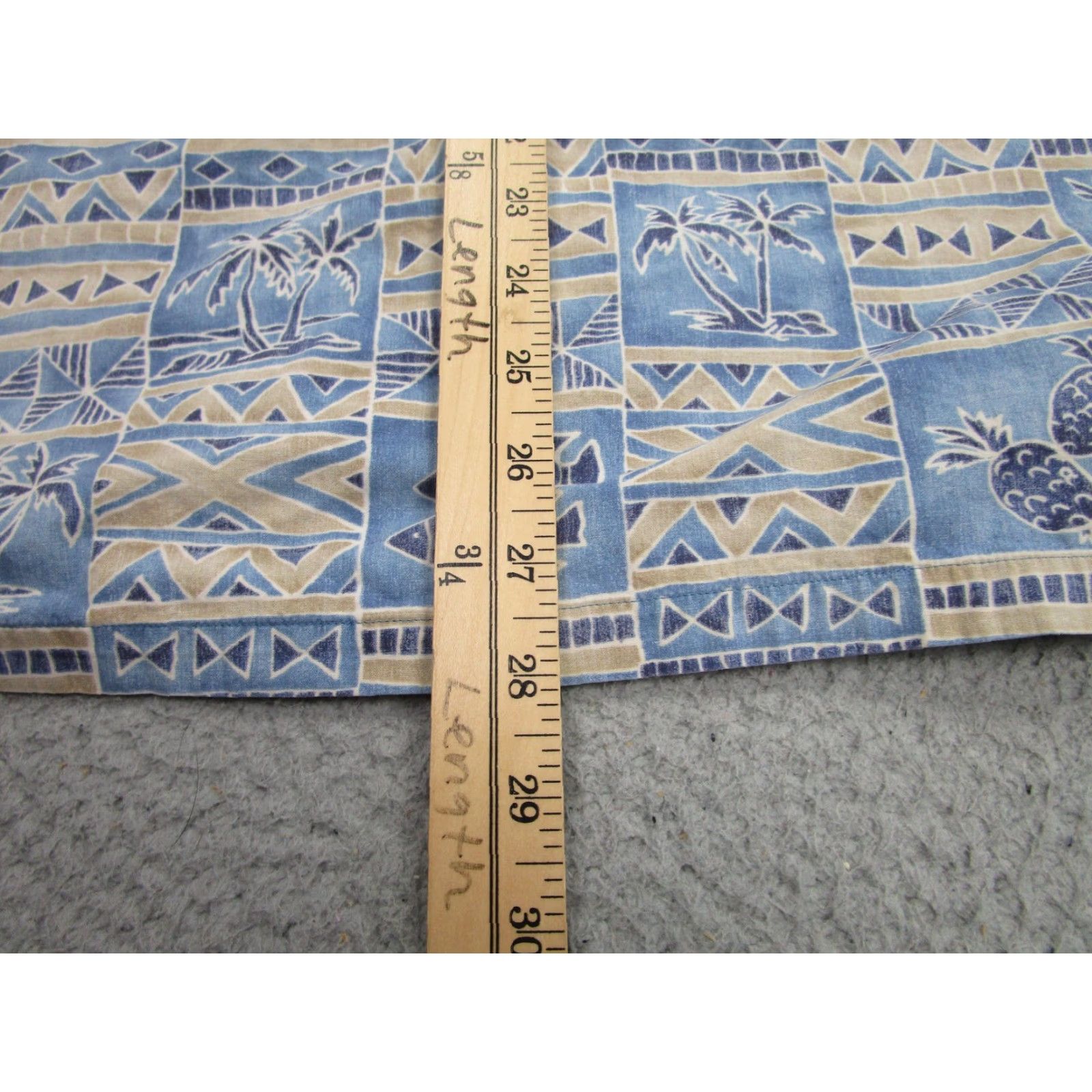 ALOHAS VINTAGE Cooke Street Shirt Mens XL Blue Hawaiian Aloha Button Front Cotton Tropical Shirt Size US XL / EU 56 / 4 - 6 Thumbnail