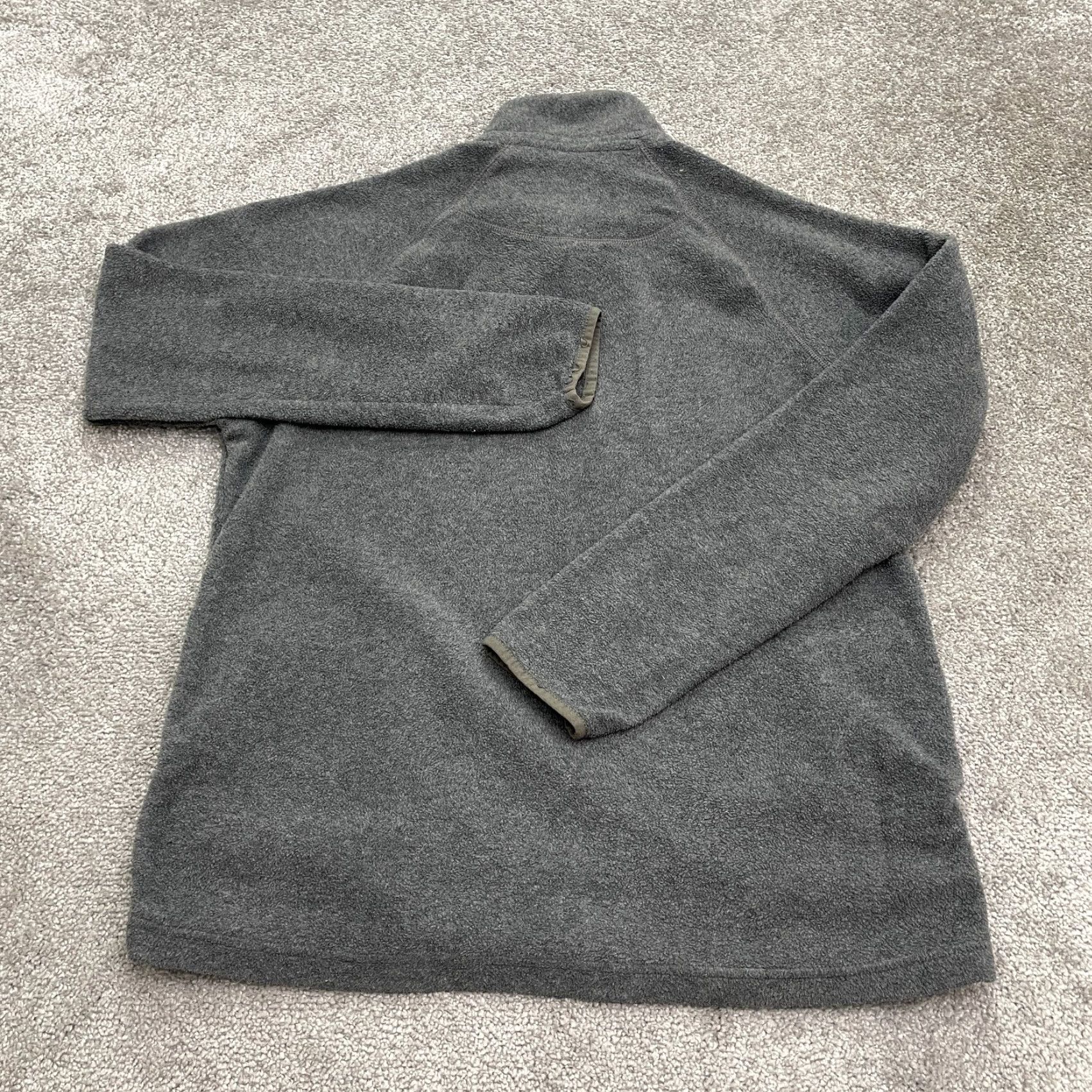 Old Navy Old Navy Sweatshirt Mens Large 1/4 Zip Mock Neck Fleece Gray Graphic Logo Pullover Size US L / EU 52-54 / 3 - 2 Thumbnail
