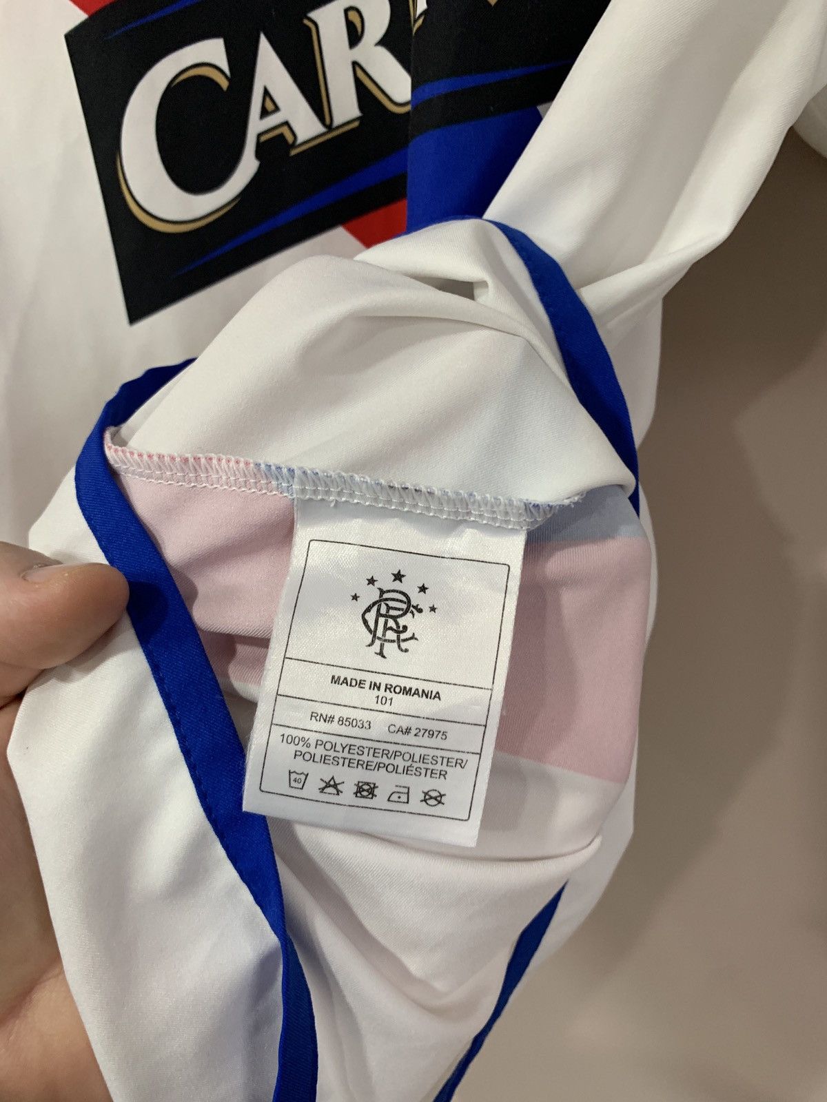 Diadora × Vintage Rangers Glasgow 2004 Away Football Shirt Diadora Vintage Size US S / EU 44-46 / 1 - 9 Thumbnail