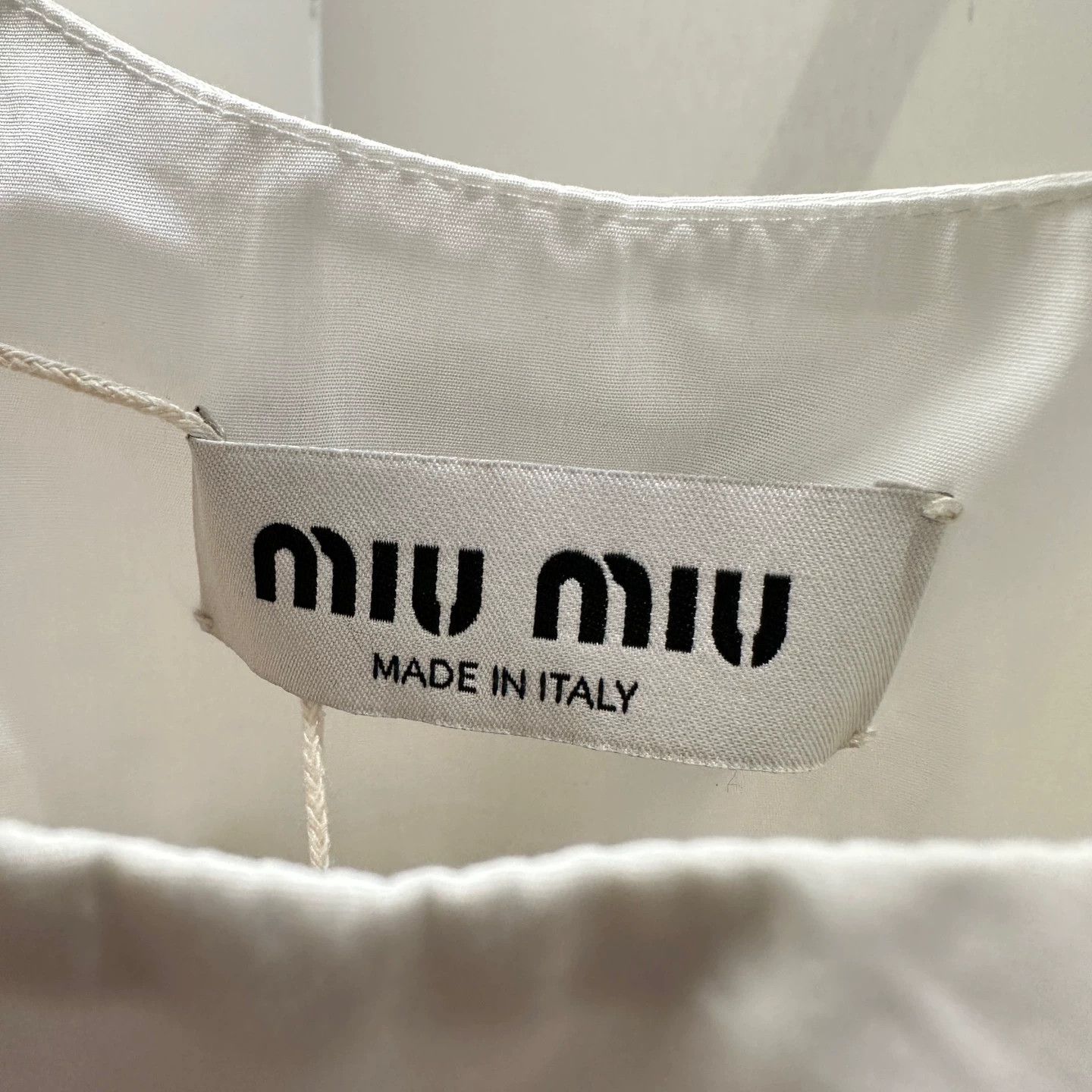 Miu Miu MIU MIU may729 Slogan Letter Knit Tank Top Cotton 36 Size XS / US 0-2 / IT 36-38 - 3 Thumbnail