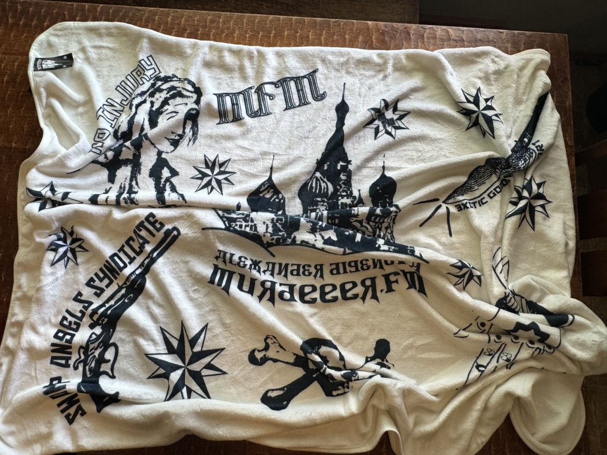 murd333r.fm MFM Tattoo Blanket Friends & Family New Size ONE SIZE - 2 Thumbnail