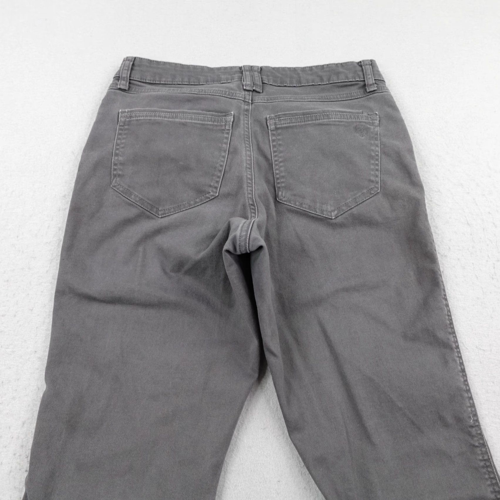 Vintage Kuhl Pants Womens 8 Gray Kontour Straight Outdoors Hiking Trail Chino Work Short Size 30" / US 8 / IT 44 - 7 Thumbnail