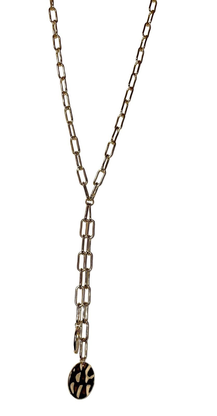 Other Adornia Paperclip Disc Long Lariat Necklace NEW Size ONE SIZE - 9 Thumbnail