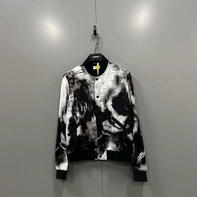 Saint Laurent Paris Saint Laurent Tie-Dye Full Print Casual Jacket 2504-Nextarr Size US M / EU 48-50 / 2 - 1 Thumbnail