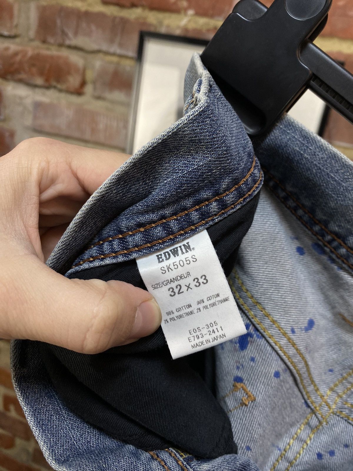 Edwin Edwin SK505S Customized Selvedge Blue Jeans Size US 32 / EU 48 - 17 Thumbnail