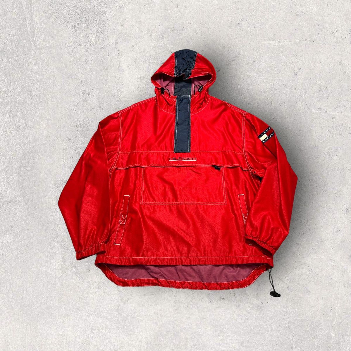 Tommy Hilfiger × Vintage Vintage Tommy Hilfiger windbreaker Size US L / EU 52-54 / 3 - 1 Thumbnail