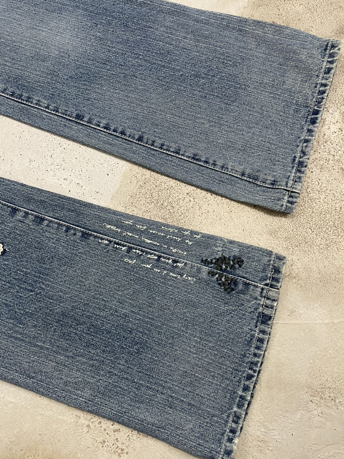Designer Doll Jeans Creative Custom Soft Style Unisex Size US 30 / EU 46 - 7 Thumbnail