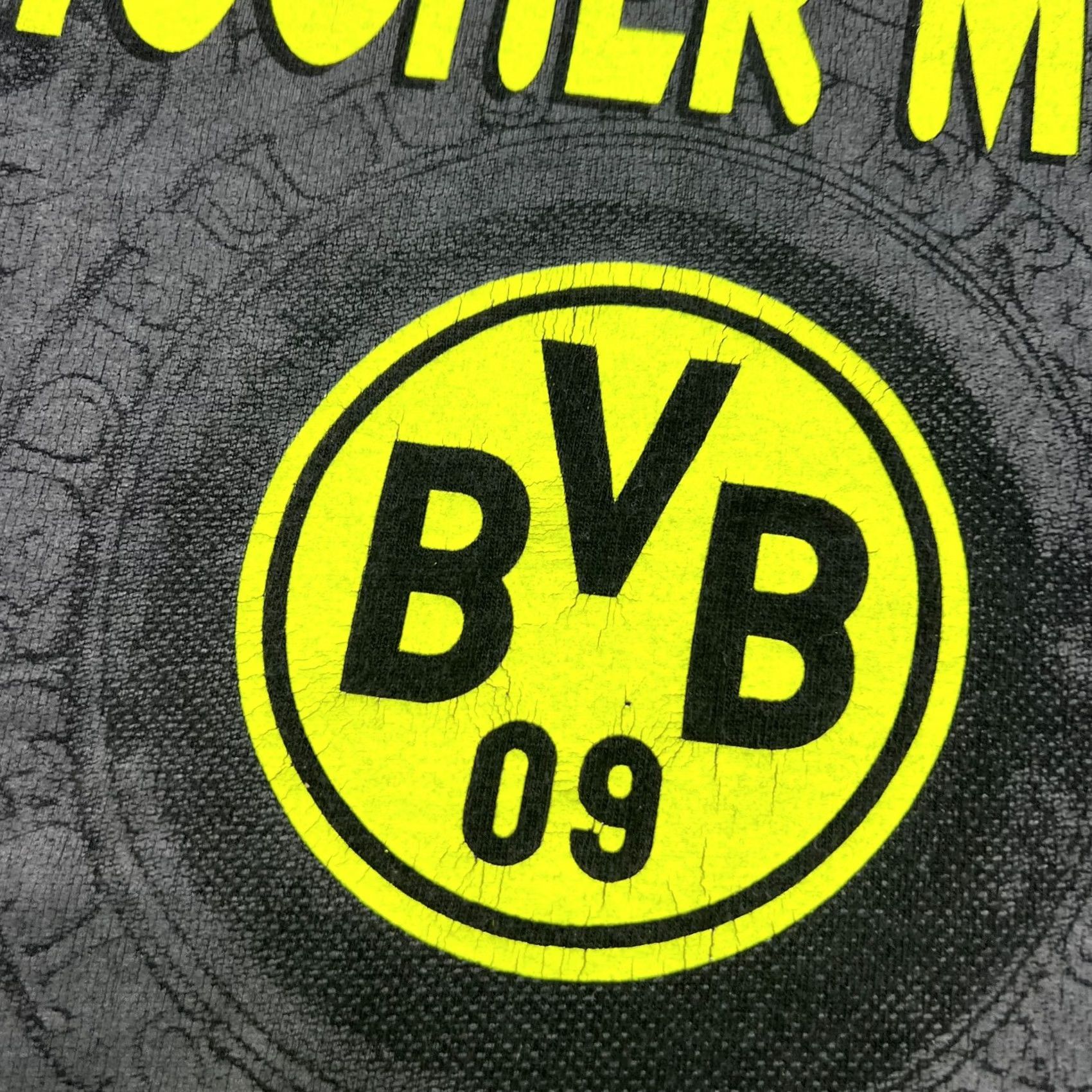Nike VINTAGE Nike Borussia Dortmund 1995 Mens T-Shirt Black Large Football Deutscher Meister Shirt Mens Size US L / EU 52-54 / 3 - 5 Thumbnail