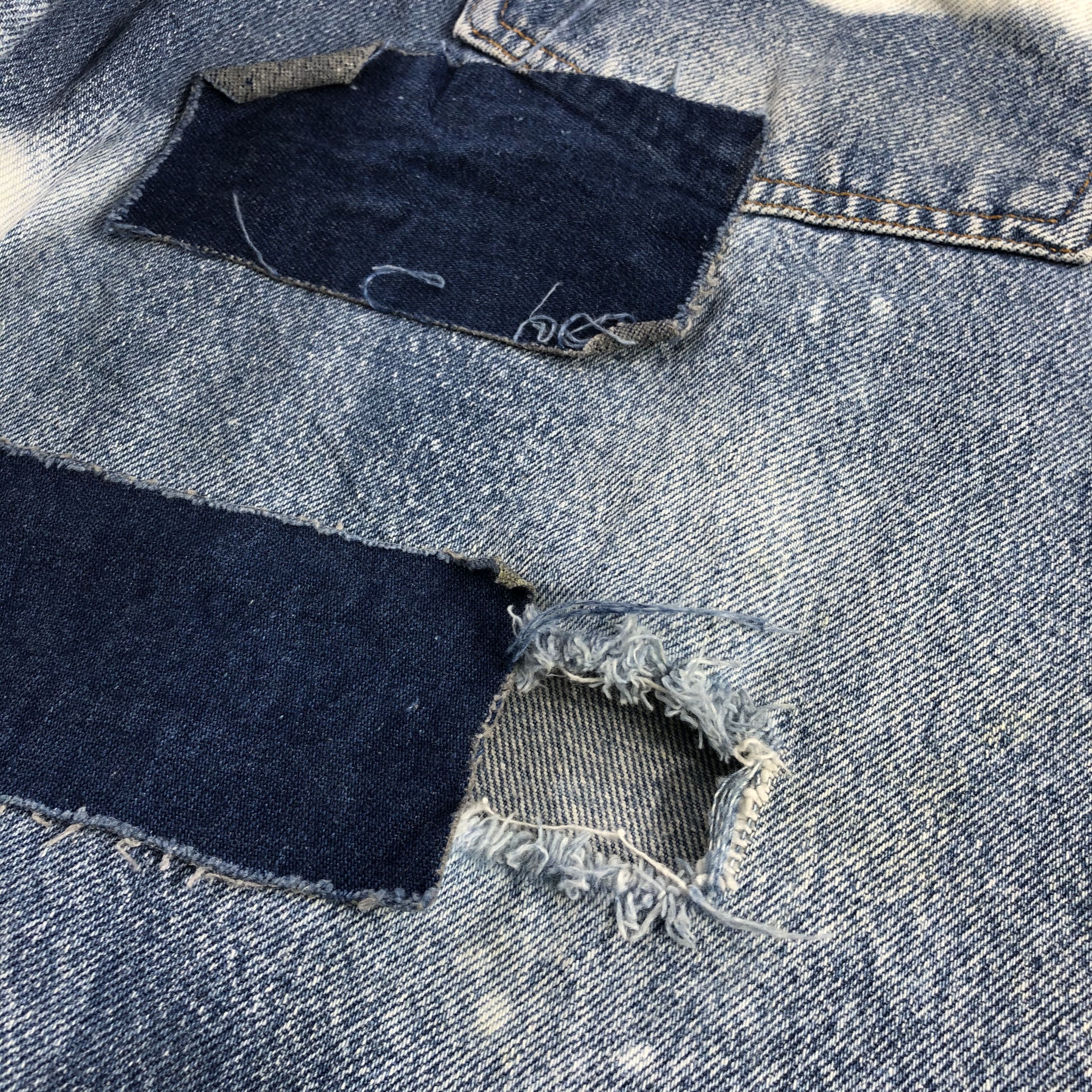 Levi's × Vintage 80s Vintage Bleached Levis 501 Jeans-JM3034 Size US 35 - 6 Thumbnail