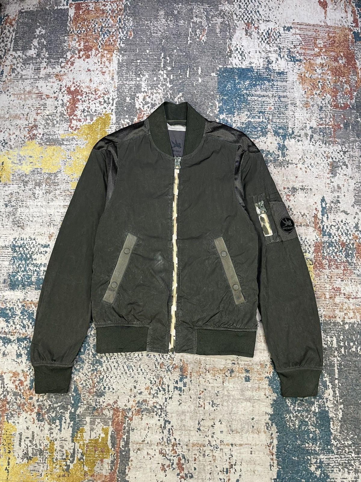 I. Spiewak And Sons Spiewak Type MA-1 Nylon Windbreaker Bombers Size US S / EU 44-46 / 1 - 2 Thumbnail