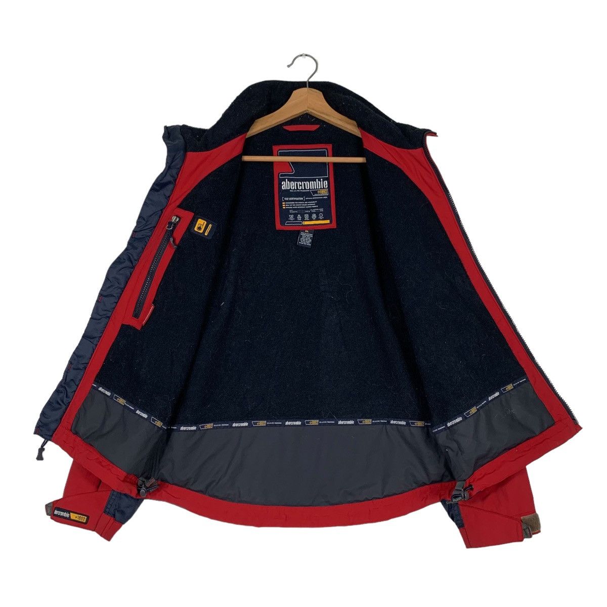 Abercrombie & Fitch ABERCROMBIE +1892 Mountain Outwear Red Jacket #0659-C30 Size US XL / EU 56 / 4 - 12 Thumbnail