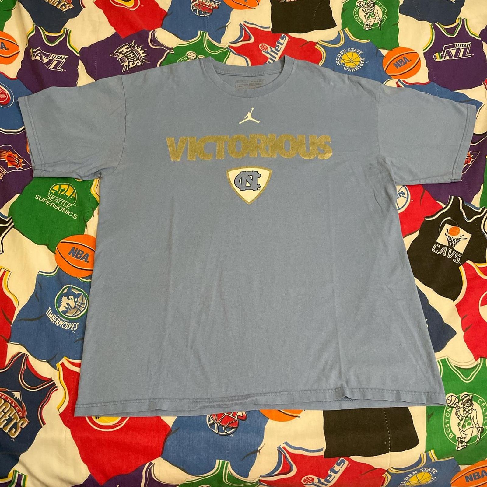 NCAA × Nike Y2K 2009 NCAA North Carolina UNC Tar Heels Basketball Tee Size US L / EU 52-54 / 3 - 1 Thumbnail
