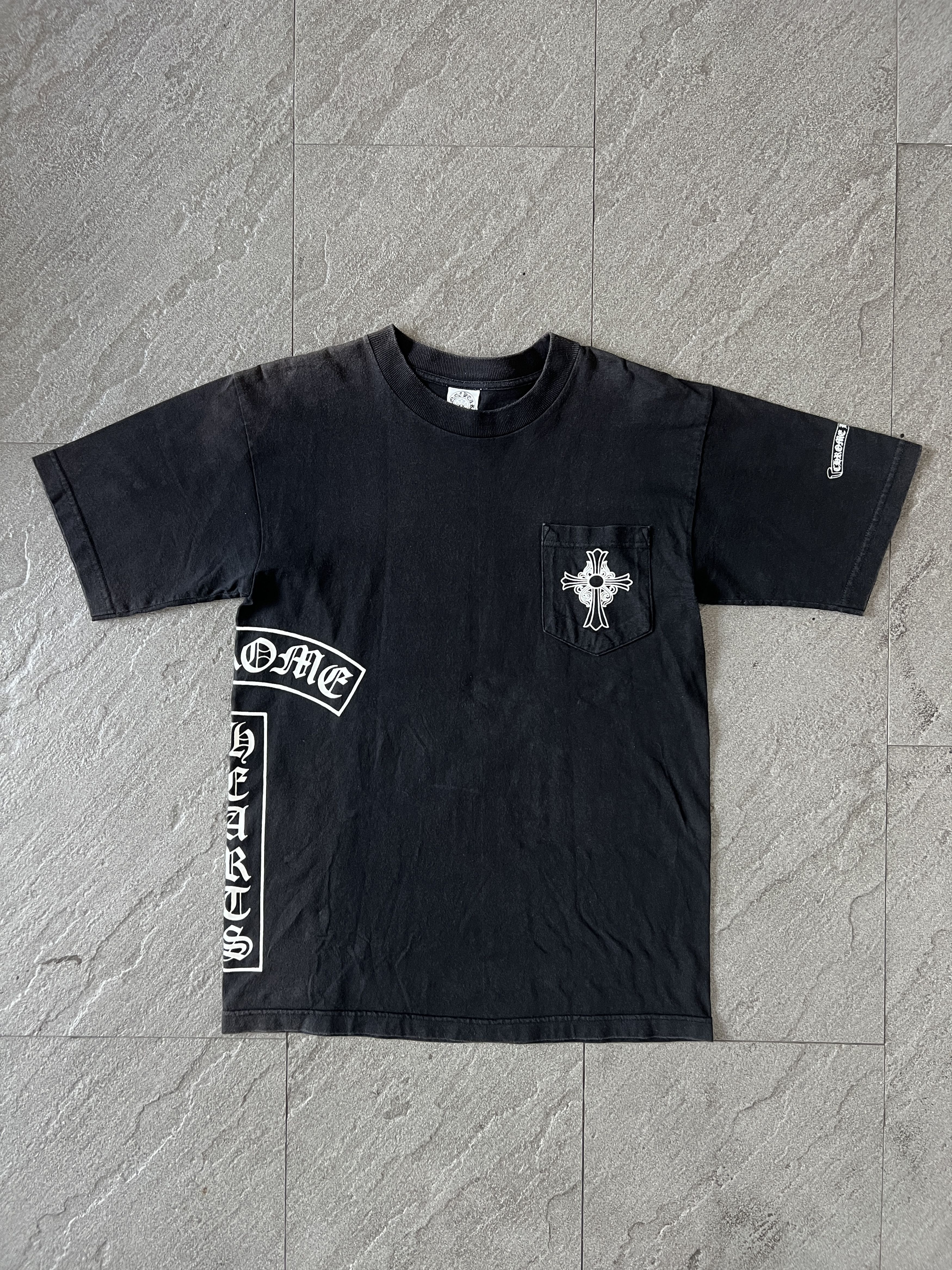 Chrome Hearts Chrome Hearts USA Arch Logo Pocket T-Shirt | Grailed