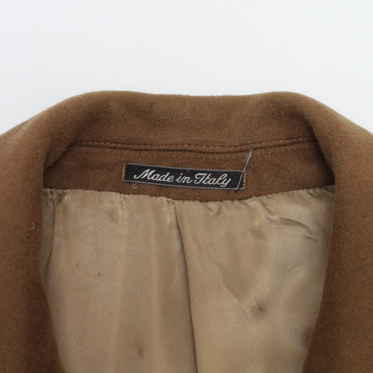 Vintage Ing Loro Piana Vintage Wool Cashmere Beige Coat Size M / US 6-8 / IT 42-44 - 3 Thumbnail